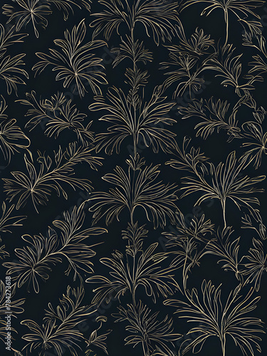 Wallpaper Mural seamless floral background Torontodigital.ca