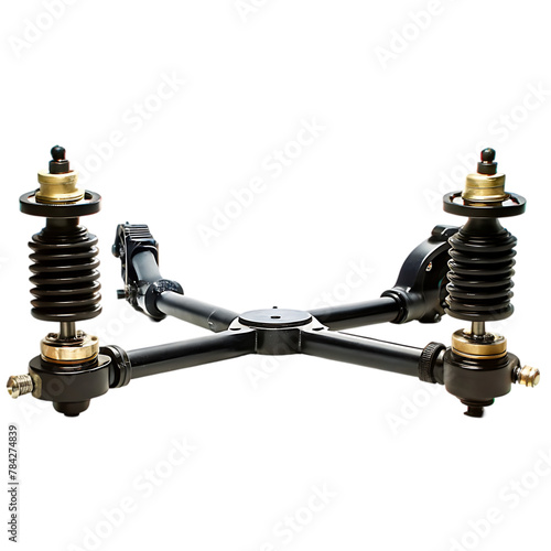 mechanical metal isolated on transparent background photo