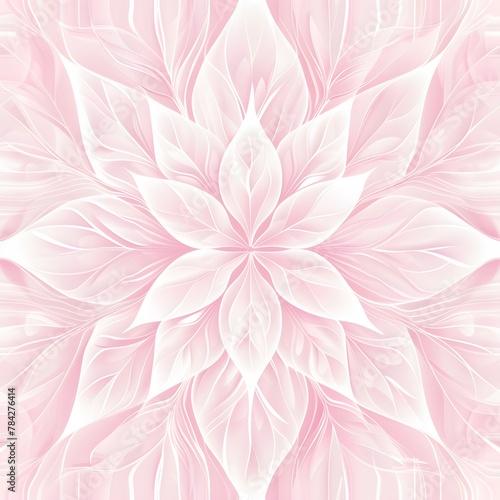 Light pink seamless pattern with simple lines and symmetrical patterns