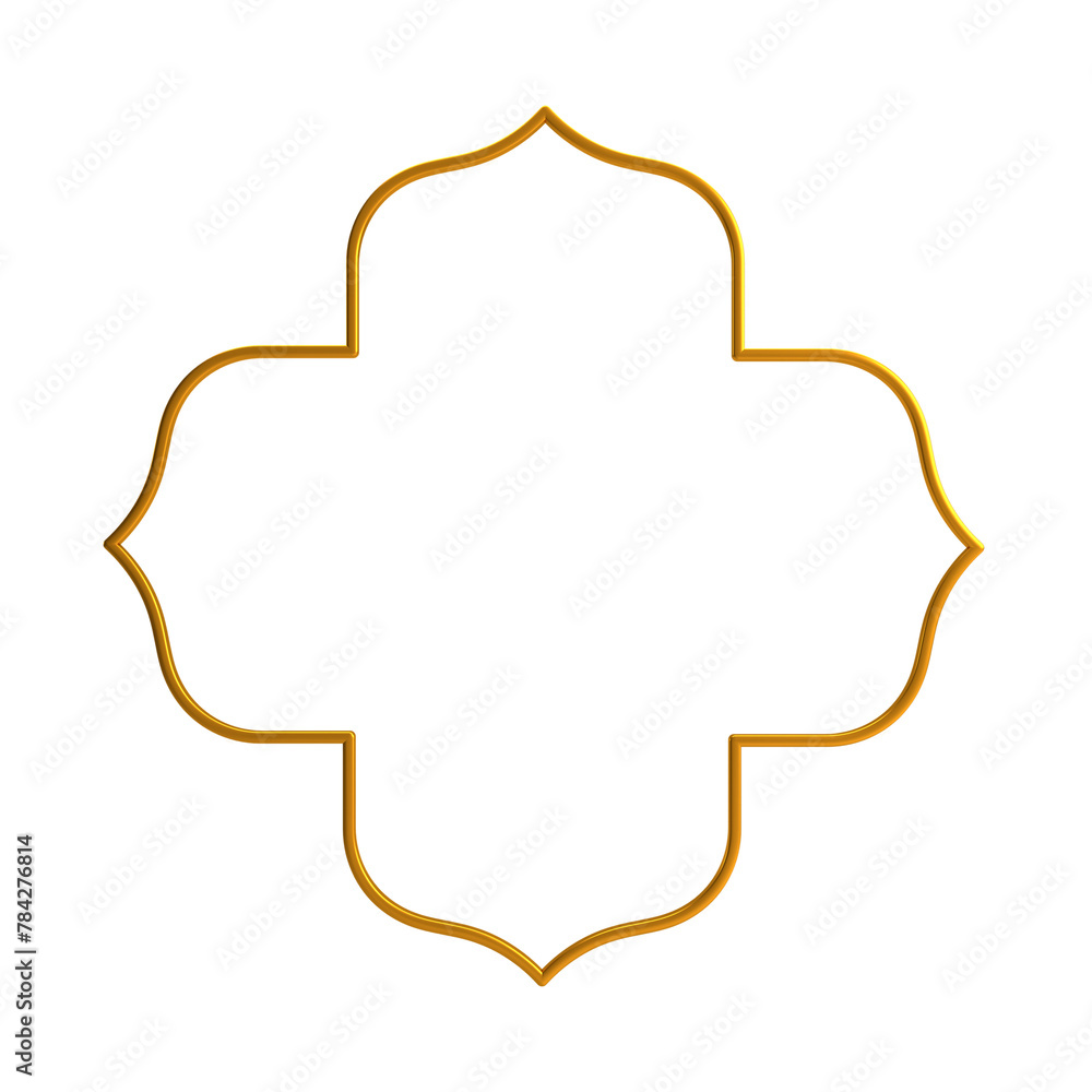 Decorative Islamic Frame, golden frame, decorative frame Decorative Islamic Frame, golden frame, decorative frame