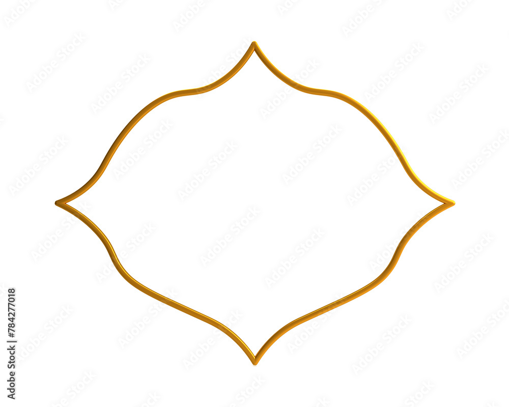 Decorative Islamic Frame, golden frame, decorative frame Decorative Islamic Frame, golden frame, decorative frame