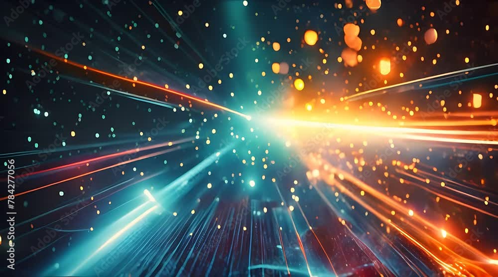 Vibrant Abstract Background With Bright Lights Vibrant Abstract Background With Bright Lights