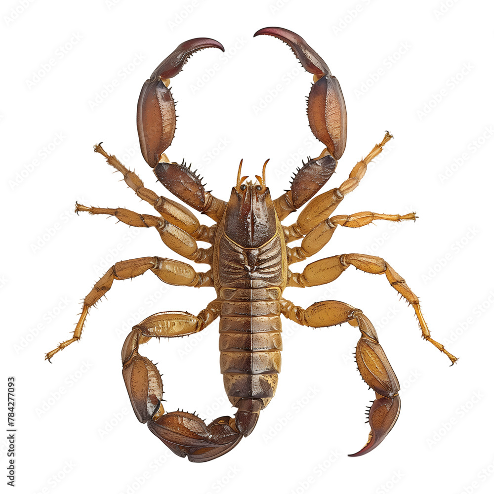 Obraz premium scorpion isolated on white background