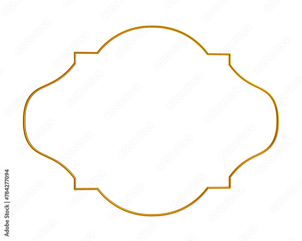 Decorative Islamic Frame, golden frame, decorative frame Decorative Islamic Frame, golden frame, decorative frame