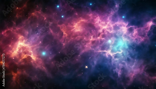 galaxy Space Background Image Ultra detailed nebula abstract bacground images. © Rahima