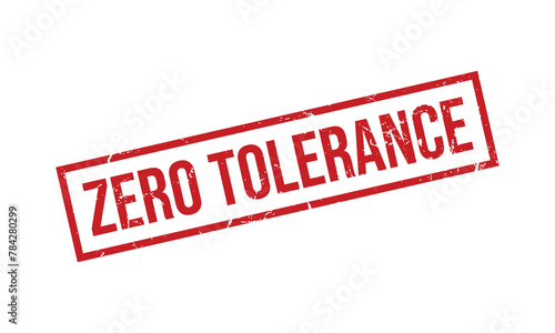 Zero Tolerance Rubber Stamp Seal Vector