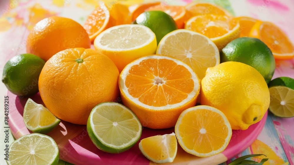 summer citrus fruits, from zesty oranges to tangy lemons. the juicy textures and sunny tones of citrus ,a burst of summer energy. summer citrus fruits, from zesty oranges to tangy lemons. the juicy textures and sunny tones of citrus ,a burst of summer energy.