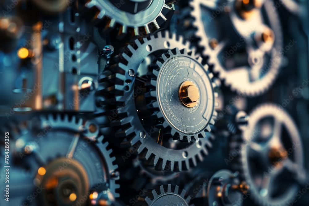 Machine gears texture for background Machine gears texture for background