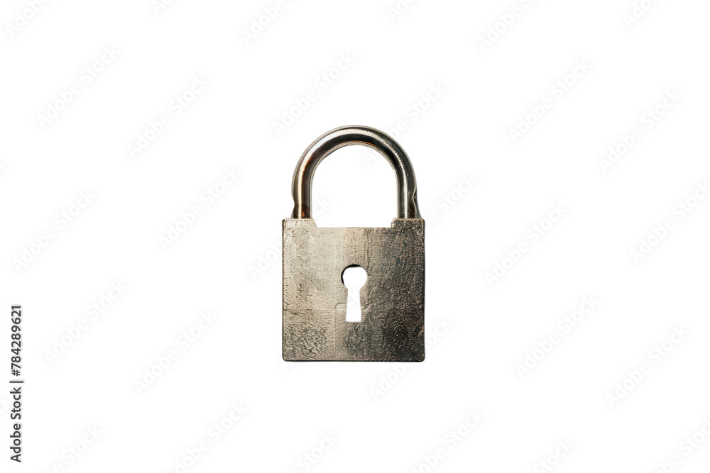 photograph of Padlock security symbol ,Isolated on a transparent background. photograph of Padlock security symbol ,Isolated on a transparent background.