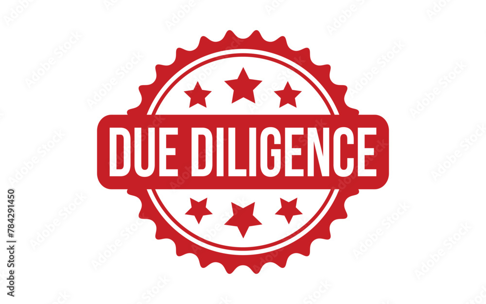 Due Diligence rubber grunge stamp seal vector Due Diligence rubber grunge stamp seal vector