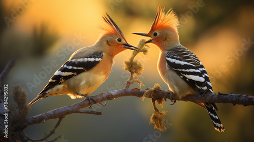 spotted woodpecker on branch © qaiser