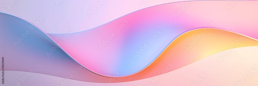 a pink and blue gradient curved shape white background, for banner, poster, mockup, wallpaper, high quality, aspect ratio 3:1 a pink and blue gradient curved shape white background, for banner, poster, mockup, wallpaper, high quality, aspect ratio 3:1