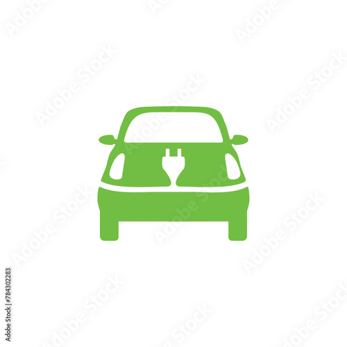 Electric vehicle charger station logo design