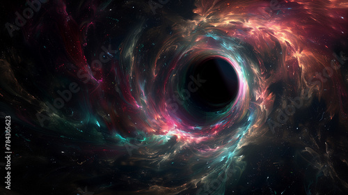 Spiraling Black Hole Swirling in the Cosmic Galaxy