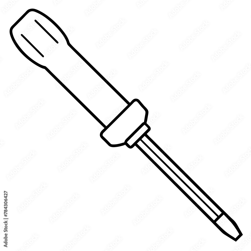 screwdriver isolated on white screwdriver isolated on white