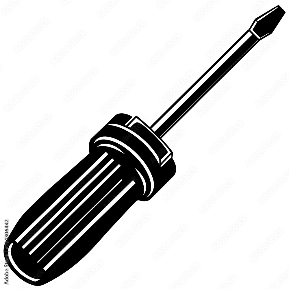Obraz premium screwdriver isolated on white