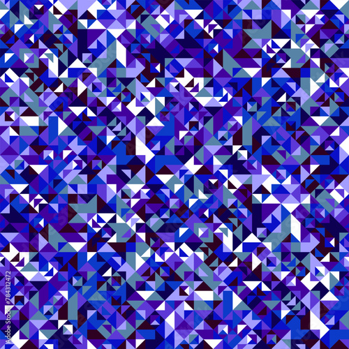 Geometrical triangle pattern background - abstract vector graphic design from colorful triangles