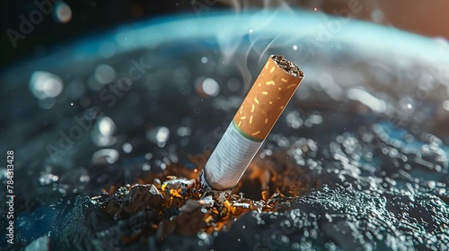 World No Tobacco Day Animation: Emphasizing the Fight Against Tobacco Pollution on Earth