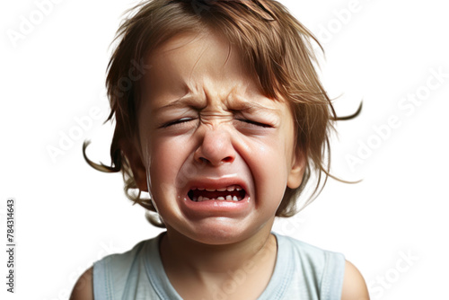 Crying child, crying with sorrow