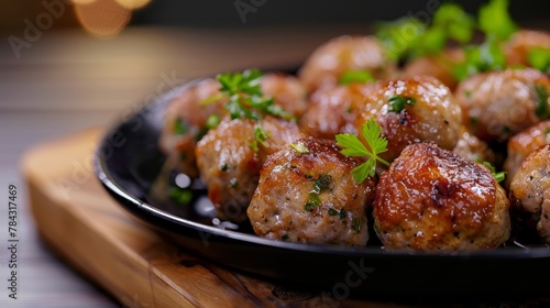 Medisterkaker is a traditional Norwegian dish consisting of pork meatballs. 