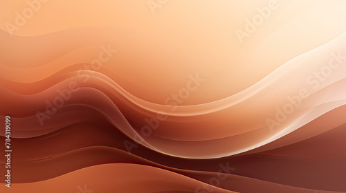 A smooth gradient background transitioning from dark to milk chocolate hues, a subtle and sophisticated abstract effect Ai Generative