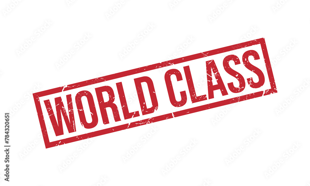 Fototapeta premium World Class Rubber Stamp Seal Vector