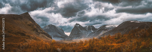 Autumn comes under Kebnekaise (Nikkaluokta - Sweden)