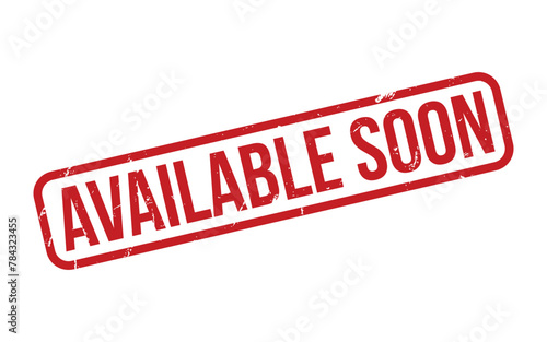 Available Soon Rubber Stamp Seal Vector