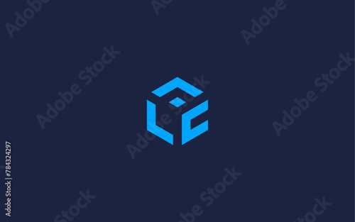 letter lc with hexagon logo icon design vector design template inspiration photo