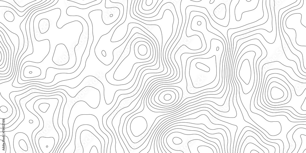 White topography topology vector abstract background contour design