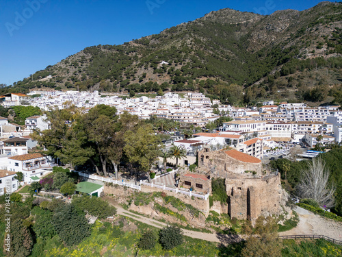 Cuadro en lienzo Ermita de la Virgen de la Peña en el municipio de Mijas, España