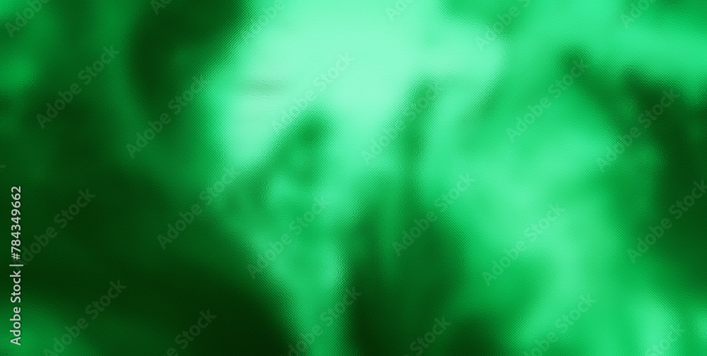 Luminous Green Abstraction: Contemporary Glassy Background