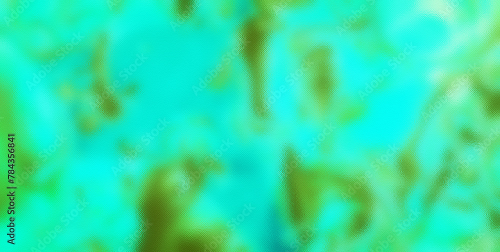 Fluid Green Gradient: Abstract Glass Effect Composition