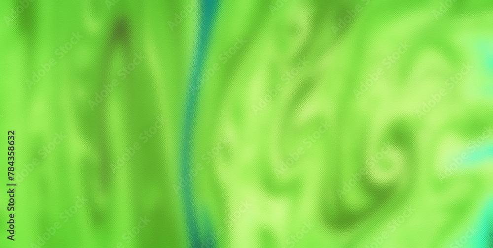 Obraz premium Fluid Green Gradient: Abstract Glass Effect Composition