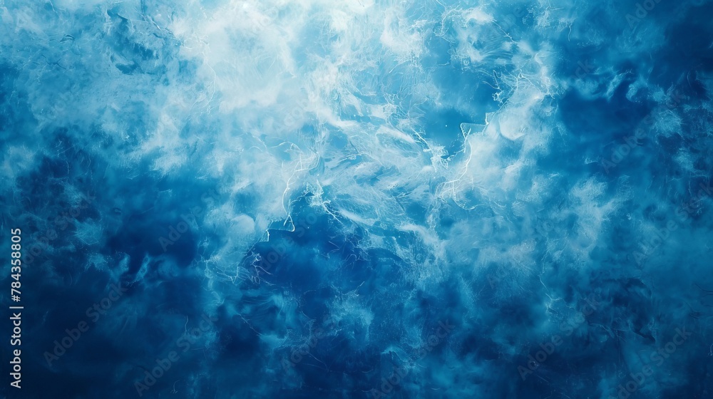 Immerse yourself in the soothing tranquility of a blue sea merging seamlessly with the sky, creating a captivating color gradient against a rough abstract background Immerse yourself in the soothing tranquility of a blue sea merging seamlessly with the sky, creating a captivating color gradient against a rough abstract background