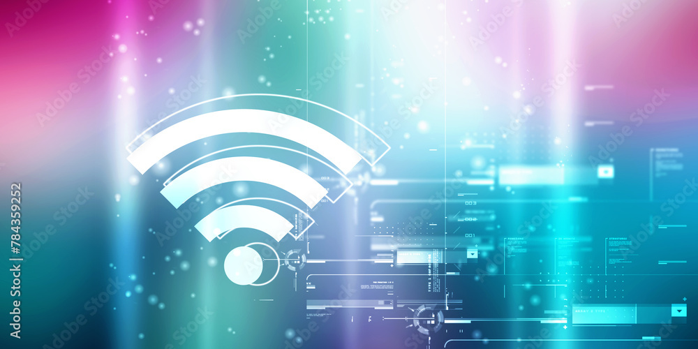 2d illustration WiFi symbol sign
2d illustration WiFi symbol sign