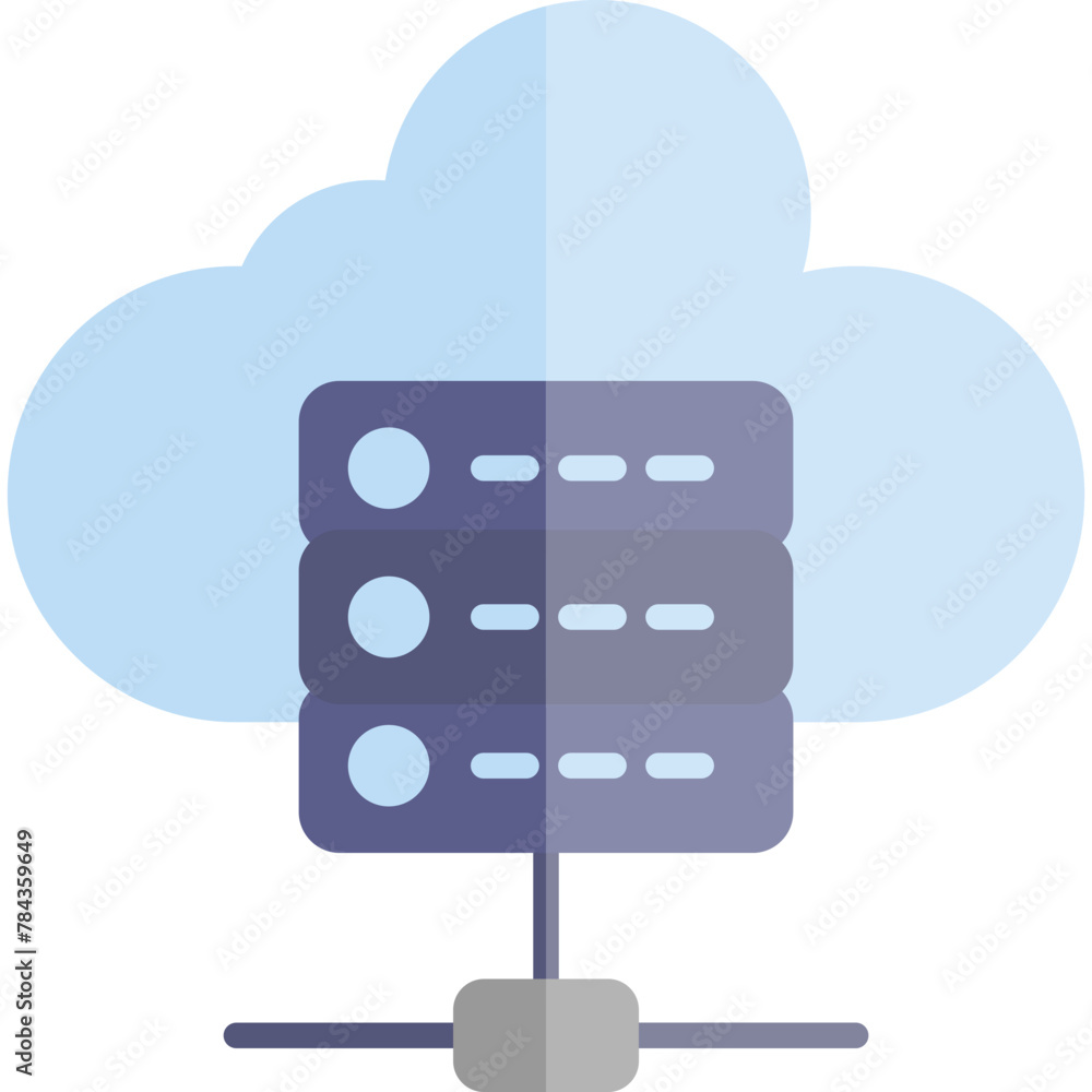 Cloud Server Icon Cloud Server Icon