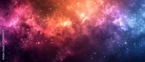 A vibrant and dynamic abstract background with a rough color gradient, shining brightly and captivating the eye