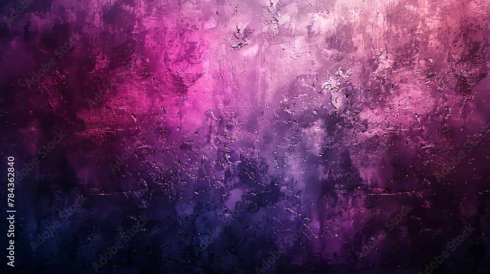 A dark, grainy, textured background in shades of purple and pink, offering empty space for creative design