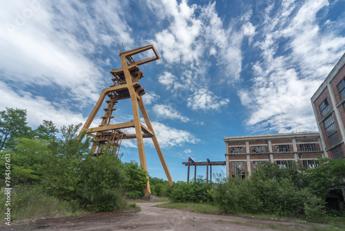 Abandoned Coal Mine with Conveyor tower