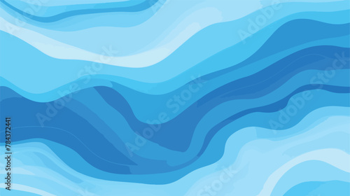 Abstract blue painting background .. 2d flat cartoon