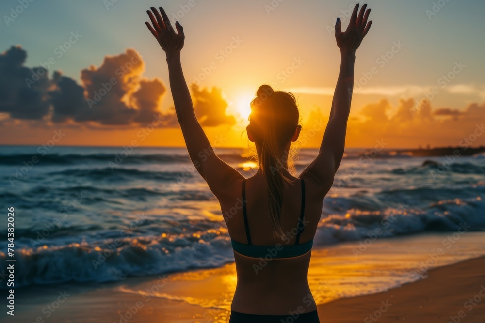 Fototapeta premium Embracing the Freedom of the Horizon