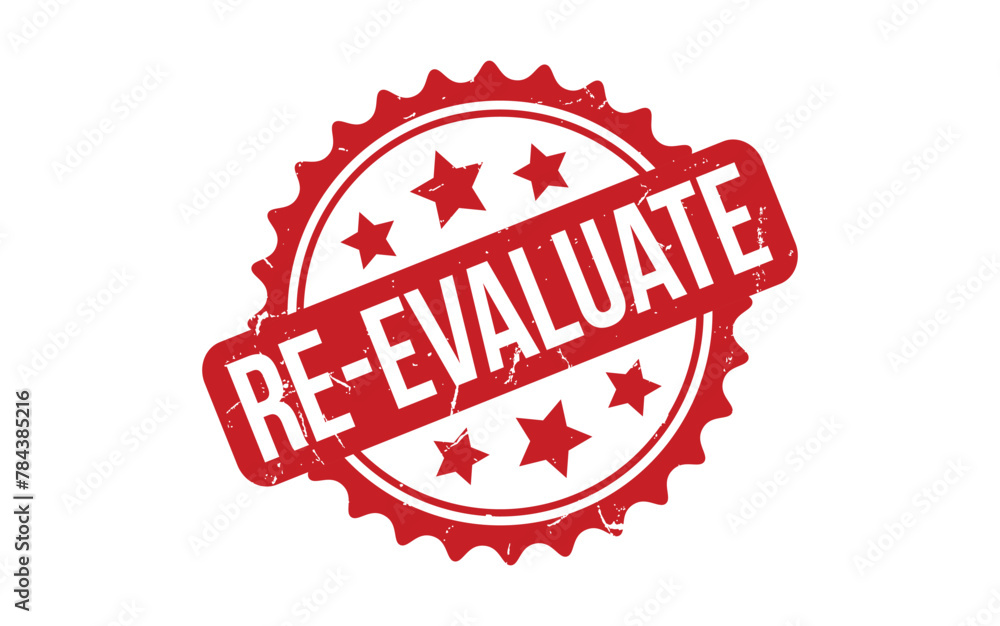 Re Evaluate rubber grunge stamp seal vector