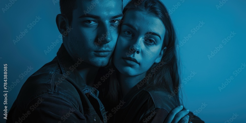 A man and a woman standing next to each other. Suitable for various concepts and themes A man and a woman standing next to each other. Suitable for various concepts and themes