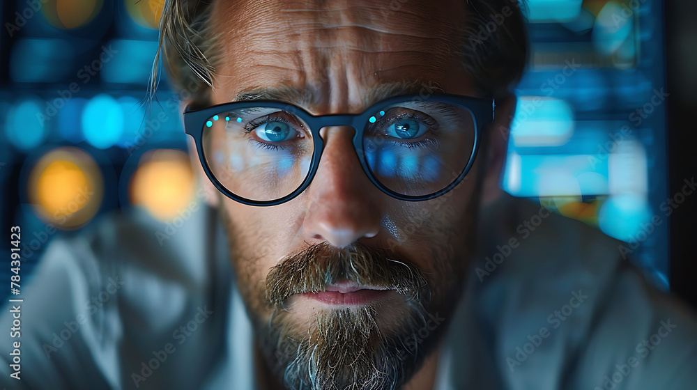 man in glasses man in glasses
