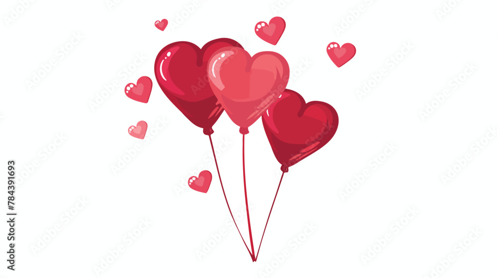 Valentines Day Icon flat vector isolated on white background