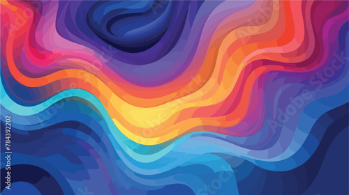 Colorful glowing pattern abstract art for background