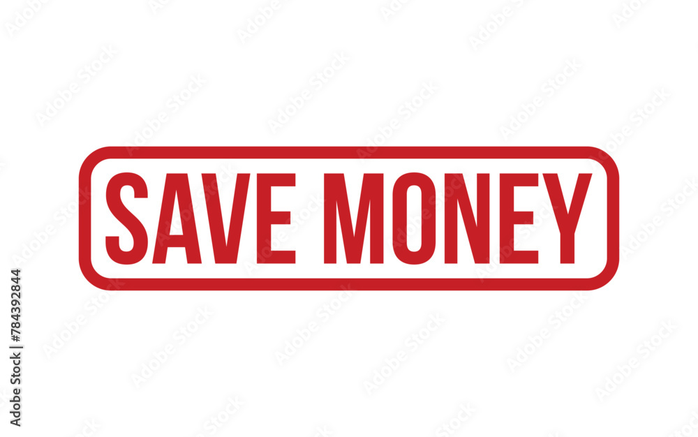 Red Save Money Rubber Stamp Seal Vector Red Save Money Rubber Stamp Seal Vector