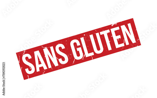 Sans Gluten Rubber Stamp Seal Vector