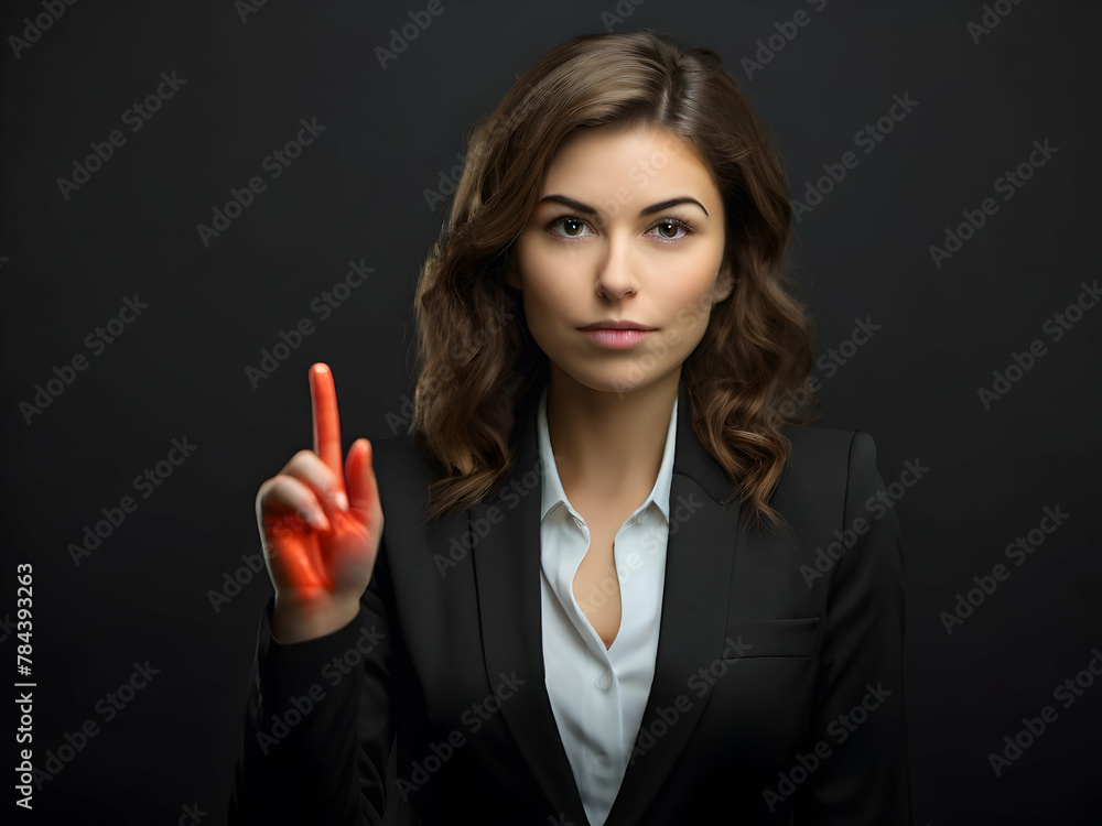 woman pointing at something. woman, business, businesswoman, hand, person,Ai generated woman pointing at something. woman, business, businesswoman, hand, person,Ai generated